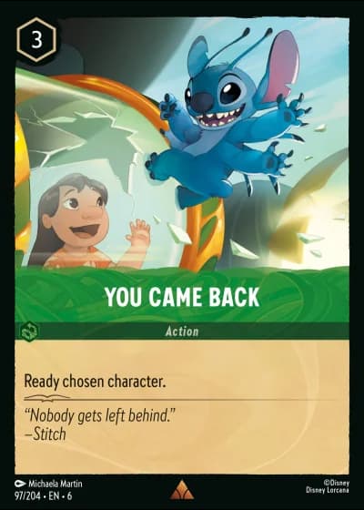 You Came Back #97/204 — Azurite Sea