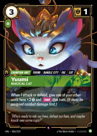 Yuumi, Magical Cat #056/308 — Unleashed