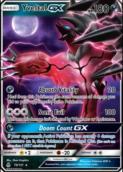 Yveltal GX #79/131 — Forbidden Light