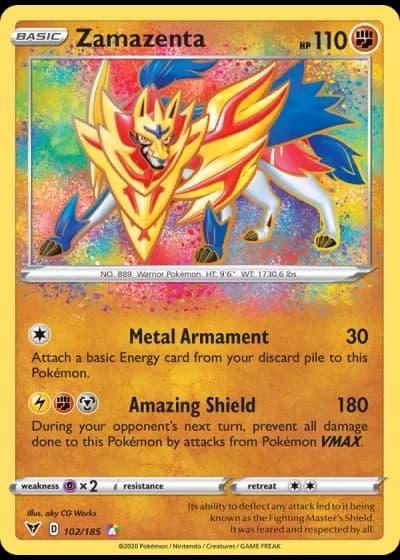 Zamazenta #102/185 — Vivid Voltage