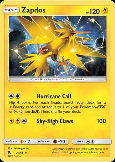 Zapdos #24/68 — Destino Sfuggente