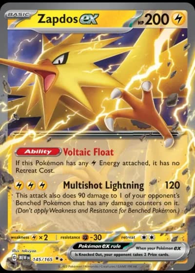 Zapdos ex #145/165 — 151
