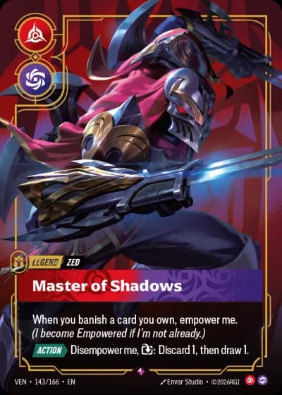Zed, Master of Shadows #143/248 — Vendetta