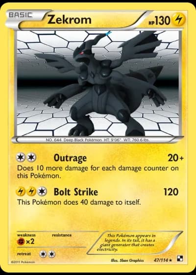 Zekrom #47/64 — World Championships 2011