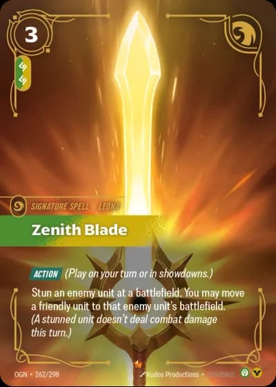 Zenith Blade #262/352 — Origins
