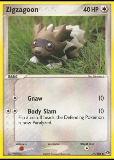 Zigzachs #74/106 — EX Smaragd