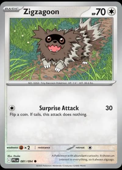 Zigzagoon #081/94 — Phantasmal Flames