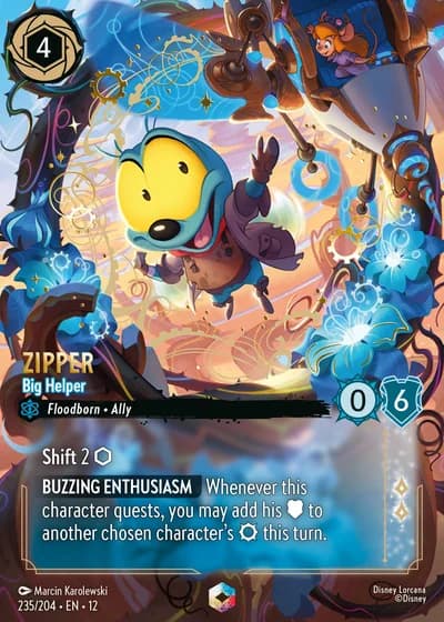 Zipper - Big Helper #235/257 — Wilds Unknown