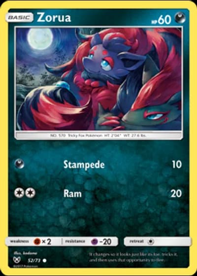 Zorua #52/57 — World Championships 2018