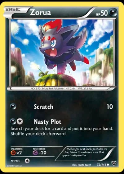 Zorua #72/146 — XY