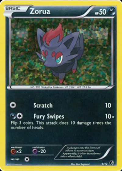 Zorua #9/12 — McDonald's Collection 2011