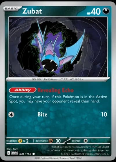 Zubat #041/165 — 151