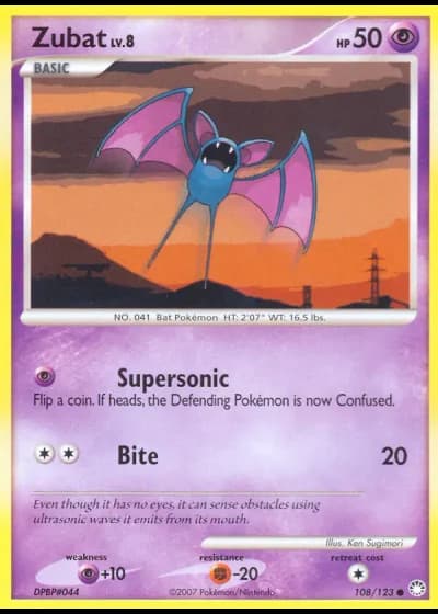 Zubat #108/123 — Mysterious Treasures