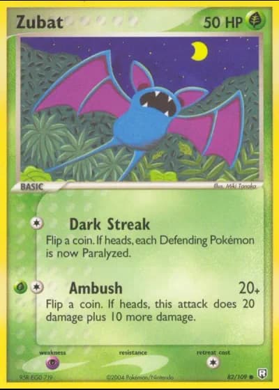 Zubat #82/109 — Team Rocket Returns