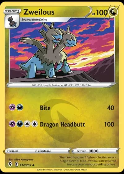 Zweilous #114/203 — Evolving Skies