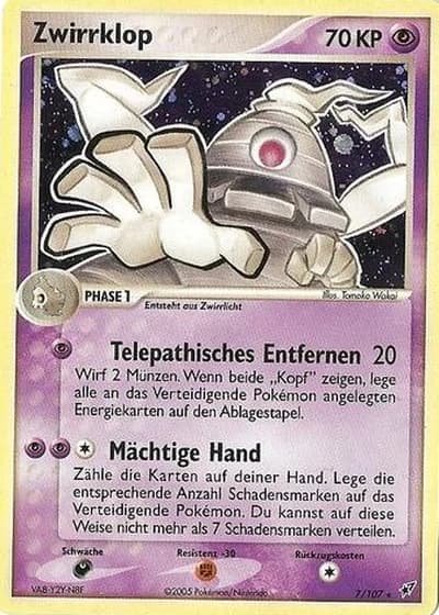 Zwirrklop #7/107 — EX Deoxys