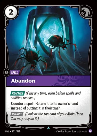 Abandon #131/308 — Unleashed
