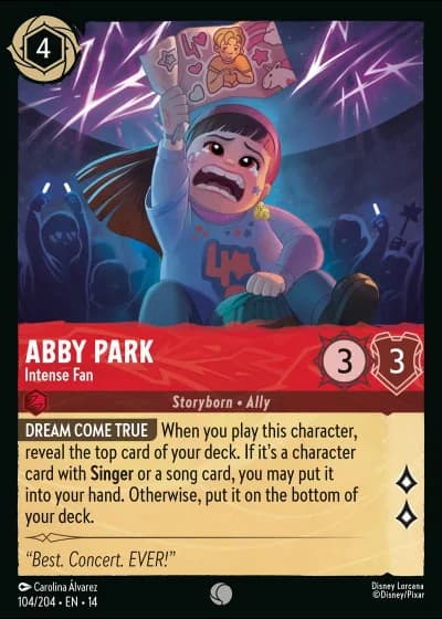 Abby Park - Intense Fan #104/257 — Hyperia City