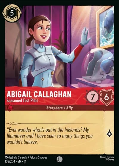 Abigail Callaghan - Seasoned Test Pilot #108/257 — Hyperia City
