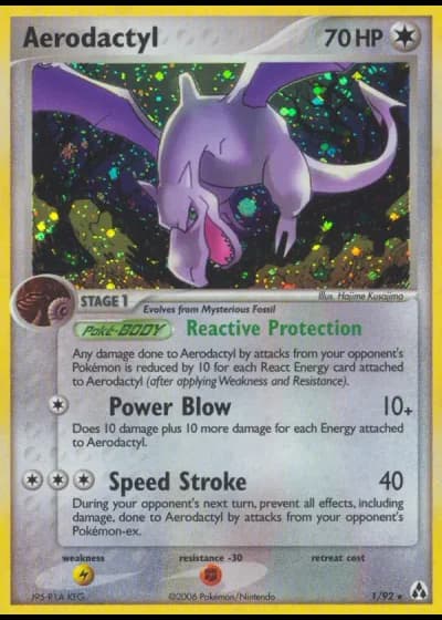 Aerodactyl #1/92 — Legend Maker