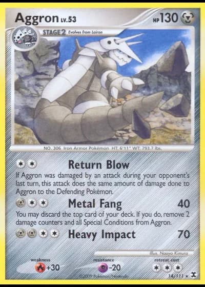 Aggron #14/111 — Rising Rivals