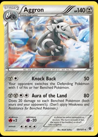 Aggron #59/101 — Plasma Blast