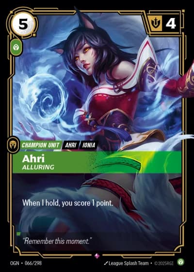 Ahri, Alluring #066/352 — Origins