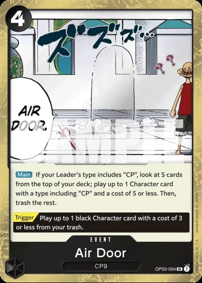Air Door (OP03-094) (Jolly Roger Foil) — One Piece The Best (PRB01)