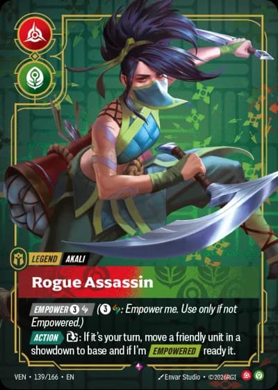 Akali, Rogue Assassin #139/248 — Vendetta