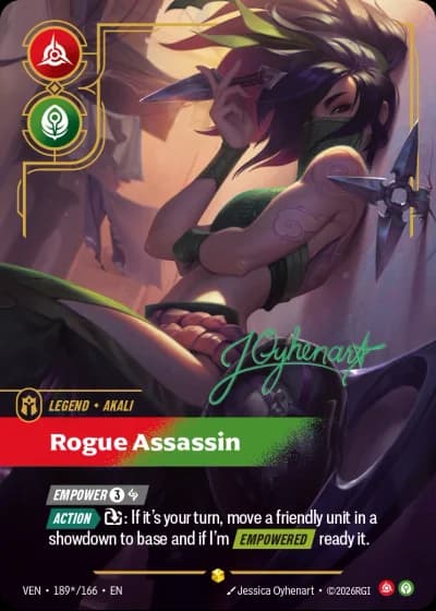 Akali, Rogue Assassin #189s/248 — Vendetta