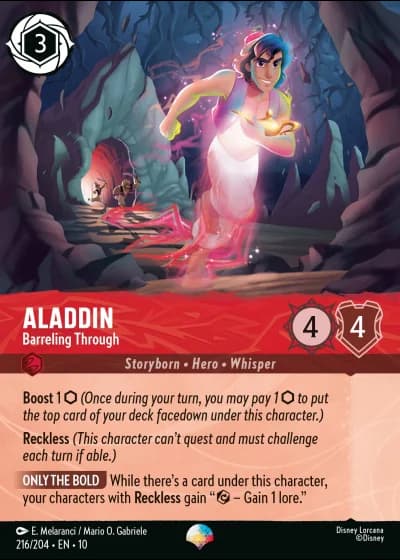 Aladdin - Barreling Through #216/204 — Whispers in the Well