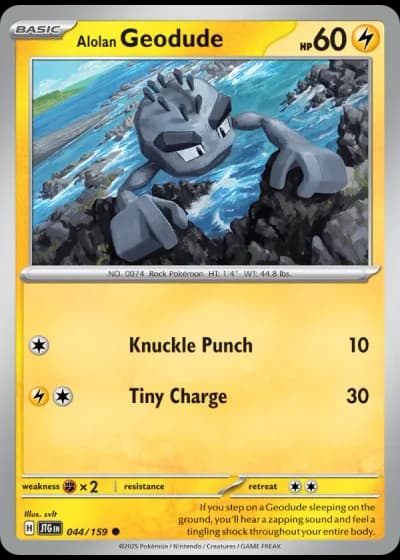 Alolan Geodude #044/159 — Journey Together