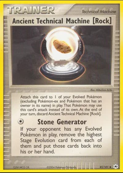 Ancient Technical Machine (Rock) #85/101 — Hidden Legends