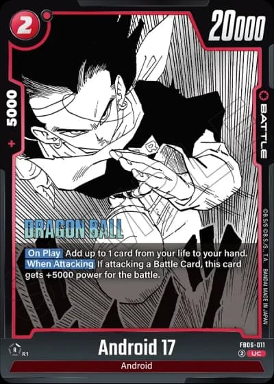 Android 17 SB01-011 — Manga Booster 01 (SB01)