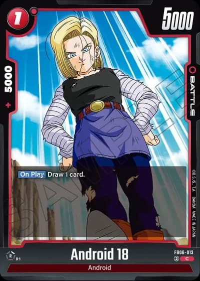 Android 18 FB06-013 — Rivals Clash (FB06)