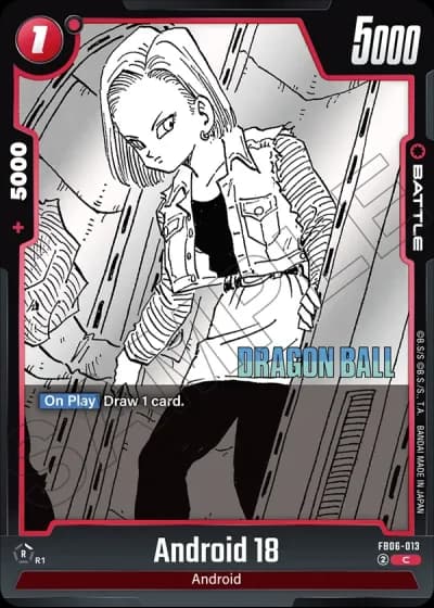 Android 18 SB02-013 — Manga Booster 02 (SB02)