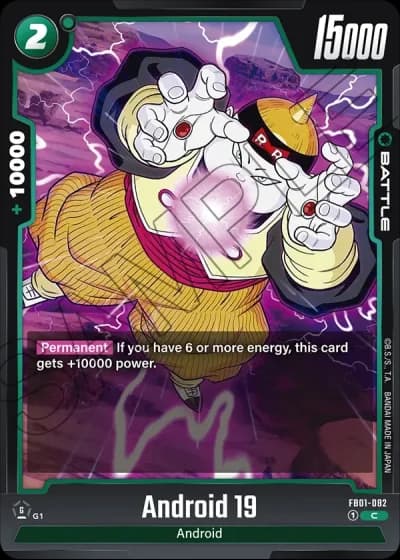 Android 19 FB01-082 — Awakened Pulse (FB01)