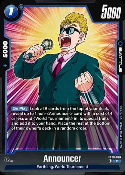 Announcer FB06-026 — Rivals Clash (FB06)