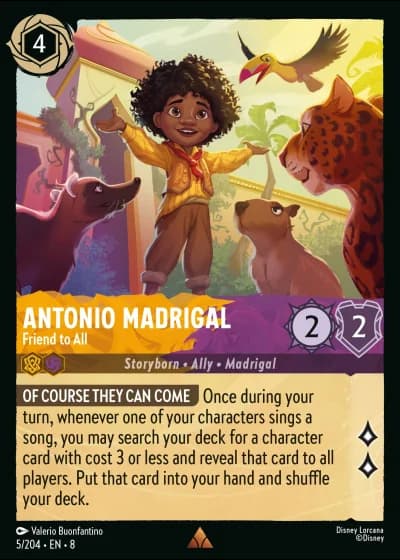 Antonio Madrigal - Friend to All #5/204 — Reign of Jafar
