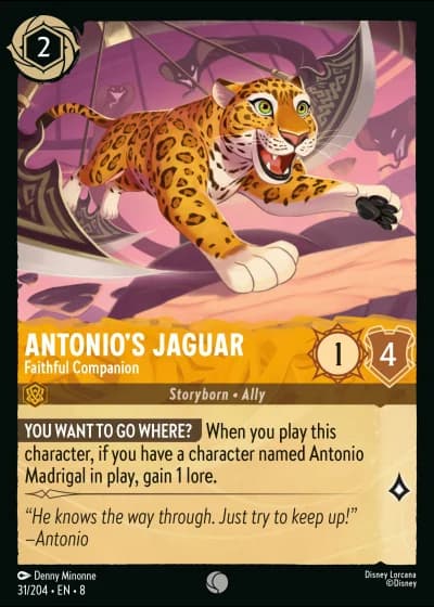 Antonio's Jaguar - Faithful Companion #31/204 — Reign of Jafar