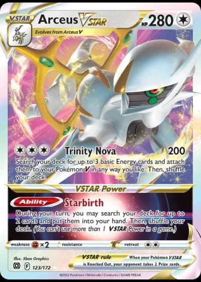 Arceus VSTAR #123-swsh9/72 — World Championships 2022