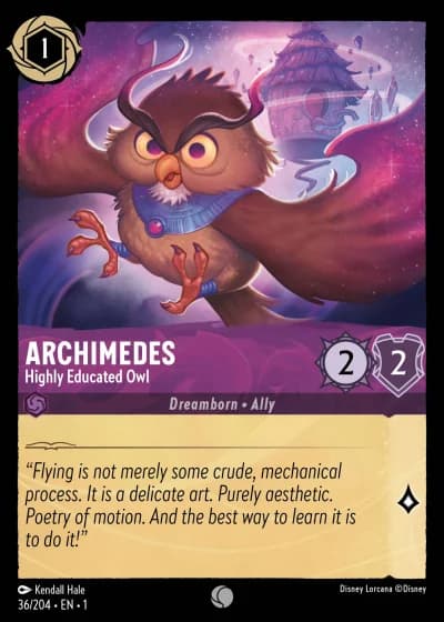 Archimedes - Highly Educated Owl #36/204 — The First Chapter