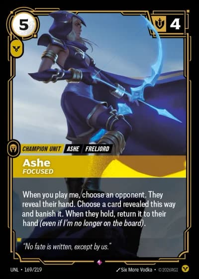 Ashe, Focused #169/308 — Unleashed