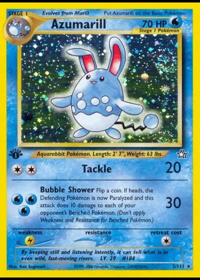 Azumarill #2/111 — Neo Genesis