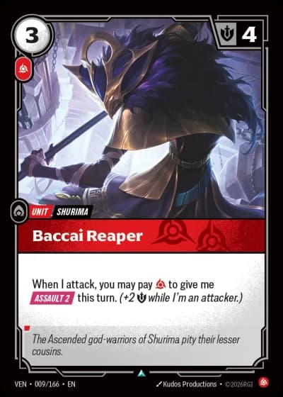Baccai Reaper #009/248 — Vendetta