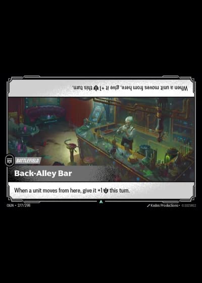 Back-Alley Bar #277/352 — Origins
