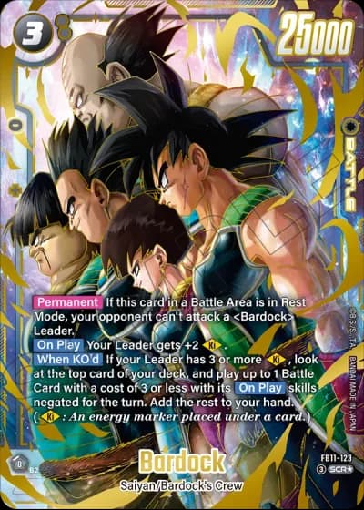 Bardock (Alternative Art) FB11-123 — Brightness of Hope (FB11)