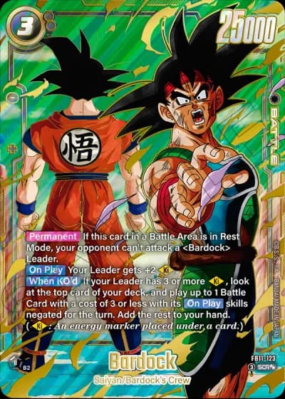Bardock (Super Alternative Art) FB11-123 — Brightness of Hope (FB11)