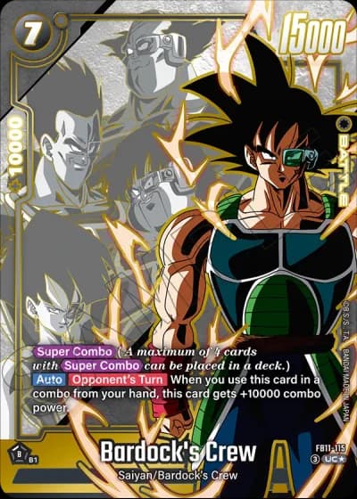 Bardock's Crew (Alternative Art) FB11-115 — Brightness of Hope (FB11)