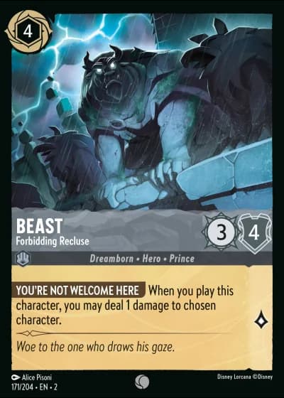 Beast - Forbidding Recluse #171/204 — Rise of the Floodborn